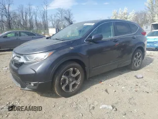 2018 Honda CR-V EX with VIN 7FARW2H55JE054435, listed as a Copart auction lot 50211165 with 34,617 mi miles and Salvage Title. Bid and sale history available at carsss.com. Image 1.