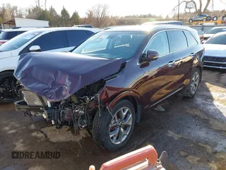 2019 Kia Sorento SX V6 with VIN 5XYPKDA59KG459776, listed as a IAAI auction lot 41602651 with 38,445 mi miles. Bid and sale history available at carsss.com. Image 17.