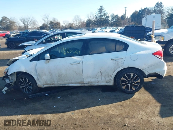 2015 Honda Civic EX with VIN 19XFB2F84FE261662, listed as a IAAI auction lot 41420465 with 140,201 mi miles and . Bid and sale history available at carsss.com. Image 14.