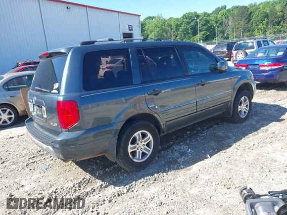 2004 Honda Pilot EX with VIN 5FNYF185X4B009044, listed as a IAAI auction lot 42175686 with 227,861 mi miles and . Bid and sale history available at DreamBid. Image 4.