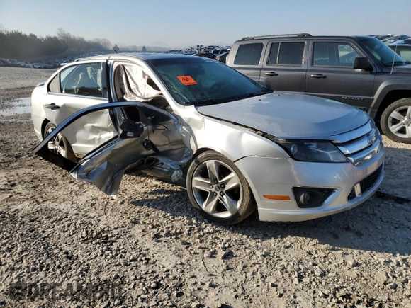 2010 Ford Fusion SPORT with VIN 3FAHP0KC9AR399214, listed as a Copart auction lot 48219165 with 202,015 mi miles and Salvage Title. Bid and sale history available at carsss.com. Image 4.