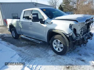2021 GMC Sierra 1500 with VIN 1GTV9BETXMZ375650, listed as a IAAI auction lot 41566909 with 97,967 mi miles and . Bid and sale history available at DreamBid. Image 1.