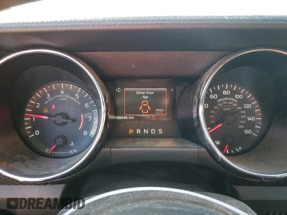 2016 Ford Mustang V6 with VIN 1FA6P8AM1G5316452, listed as a Copart auction lot 41768815 with 99,495 mi miles and Salvage Title. Bid and sale history available at carsss.com. Image 9.