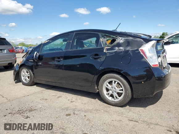 2011 Toyota Prius I with VIN JTDKN3DU2B1368718, listed as a Copart auction lot 55981265 with 123,090 mi miles and Salvage Title. Bid and sale history available at DreamBid. Image 2.