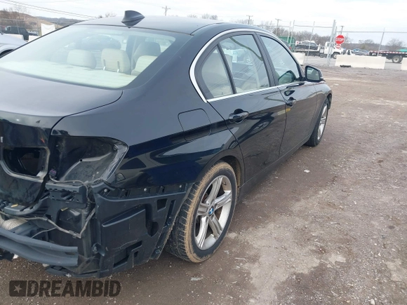 2015 BMW 3 Series 328i with VIN WBA3A5C59FF606446, listed as a IAAI auction lot 41059621 with 109,503 mi miles. Bid and sale history available at carsss.com. Image 4.