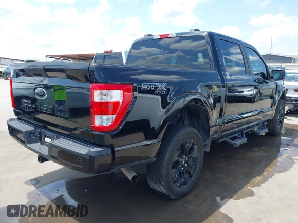 2022 Ford F-150 XL with VIN 1FTFW1E5XNFC27087, listed as a IAAI auction lot 42207284 with 37,745 mi miles and . Bid and sale history available at DreamBid. Image 4.