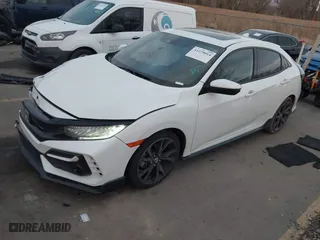 2019 Honda Civic Hatchback Sport Touring with VIN SHHFK7H92KU418384, listed as a IAAI auction lot 41279014 with 80,559 mi miles. Bid and sale history available at carsss.com. Image 17.