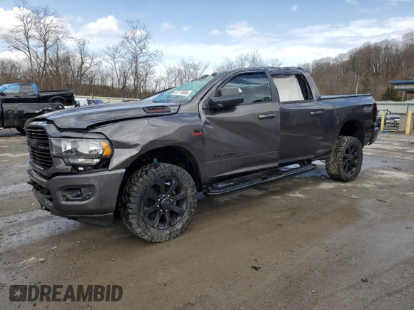 2021 Ram 2500 Big Horn with VIN 3C6UR5DL5MG533933, listed as a Copart auction lot 47777695 with 41,990 mi miles and Salvage Title. Bid and sale history available at carsss.com. Image 1.
