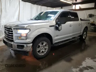 2017 Ford F-150 XL with VIN 1FTEW1EP1HFA55842, listed as a Copart auction lot 45715775 with 141,732 mi miles and Salvage Title. Bid and sale history available at carsss.com. Image 1.