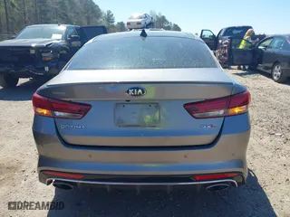 2018 Kia Optima SX with VIN 5XXGV4L26JG187281, listed as a IAAI auction lot 41887939 with 124,782 mi miles. Bid and sale history available at carsss.com. Image 17.
