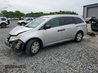 2011 Honda Odyssey LX with VIN 5FNRL5H26BB010974, listed as a Copart auction lot 58314905 with 78,552 mi miles and Salvage title. Bid and sale history available at DreamBid. Image 1.