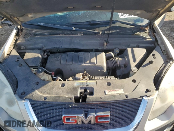 2010 GMC Acadia SL with VIN 1GKLRKED1AJ117354, listed as a Copart auction lot 48193475 with 0 mi miles and Non Repairable. Bid and sale history available at carsss.com. Image 12.
