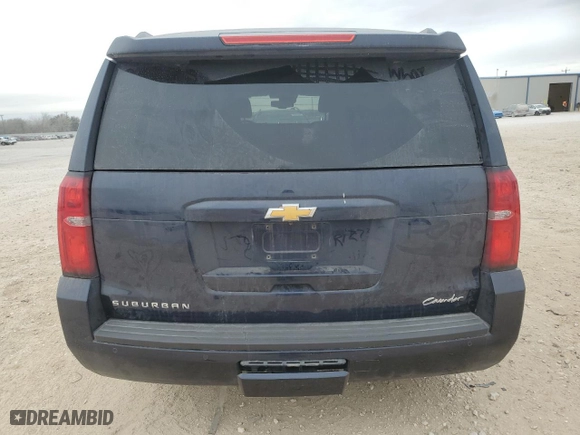 2017 Chevrolet Suburban LT with VIN 1GNSCHKCXHR329762, listed as a Copart auction lot 88015285 with 92,916 mi miles and Salvage Title. Bid and sale history available at carsss.com. Image 6.