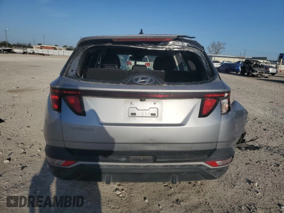 2022 Hyundai Tucson SE with VIN 5NMJA3AE6NH026428, listed as a Copart auction lot 50226075 with 38,372 mi miles and Salvage Title. Bid and sale history available at carsss.com. Image 6.