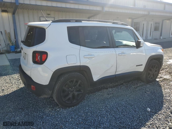2017 Jeep Renegade Altitude with VIN ZACCJABB2HPF66066, listed as a Copart auction lot 87378524 with 146,581 mi miles and Salvage Title. Bid and sale history available at carsss.com. Image 3.