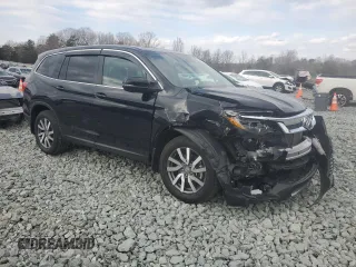 2022 Honda Pilot EX-L with VIN 5FNYF6H58NB017092, listed as a Copart auction lot 42502075 with 47,941 mi miles and Salvage Title. Bid and sale history available at carsss.com. Image 4.