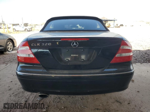 2005 Mercedes-Benz CLK-Class 3.2L with VIN WDBTK65G15T043122, listed as a Copart auction lot 75475594 with 106,537 mi miles and Salvage Title. Bid and sale history available at carsss.com. Image 6.