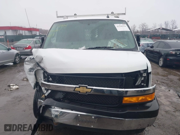 2023 Chevrolet Express Cargo z VIN 1GCWGAFP4P1249681, wystawiony jako IAAI lot #41546926 z przebiegiem 19 123 mil mil oraz . Historia ofert i sprzedaży dostępna na DreamBid. Obrazek 12.