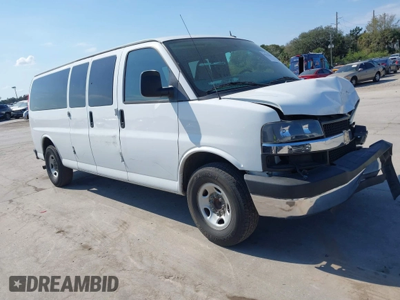 2013 Chevrolet Express Passenger LT с VIN 1GAZG1FG1D1192177, выставлен на аукционе IAAI как лот 41521801 с пробегом 100 323 миль миль и . История ставок и продаж доступна на DreamBid. Изображение 1.