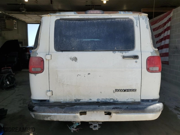 2001 Dodge Ram Wagon with VIN 2B5WB35Z61K540295, listed as a Copart auction lot 73570834 with NaN miles and Salvage Title. Bid and sale history available at carsss.com. Image 6.