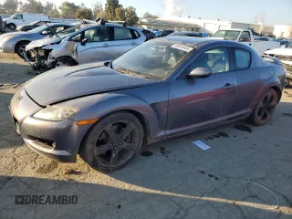 2006 Mazda RX-8 with VIN JM1FE173060201519, listed as a Copart auction lot 88363445 with 150,570 mi miles and Salvage Title. Bid and sale history available at carsss.com. Image 1.