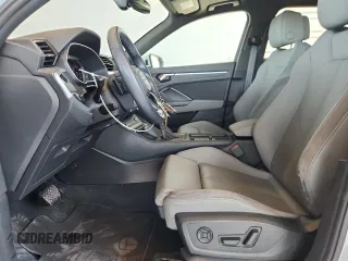 2021 Audi Q3 S line Premium Plus with VIN WA1EECF37M1124299, listed as a Copart auction lot 59994915 with 27,800 mi miles and Salvage title. Bid and sale history available at DreamBid. Image 7.