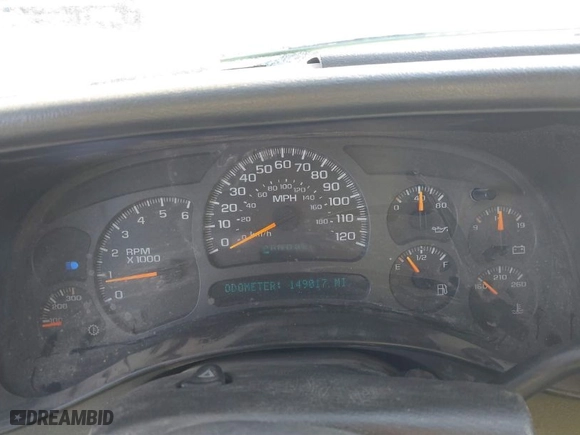 2004 Chevrolet Silverado 2500 Crew Cab LT with VIN 1GCGC23UX4F155545, listed as a IAAI auction lot 41521553 with 149,047 mi miles. Bid and sale history available at carsss.com. Image 7.