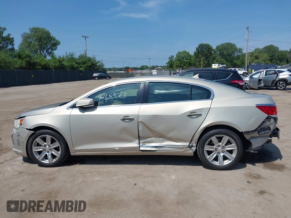 2012 Buick LaCrosse Leather с VIN 1G4GC5E30CF341479, выставлен на аукционе IAAI как лот 42683063 с пробегом 85 611 миль миль и . История ставок и продаж доступна на DreamBid. Изображение 15.