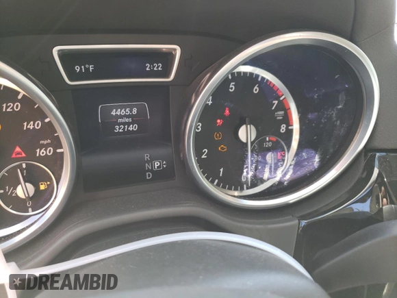 2015 Mercedes-Benz GL-Class GL 450 with VIN 4JGDF6EEXFA592240, listed as a Copart auction lot 62191362 with 32,140 mi miles. Bid and sale history available at carsss.com. Image 8.