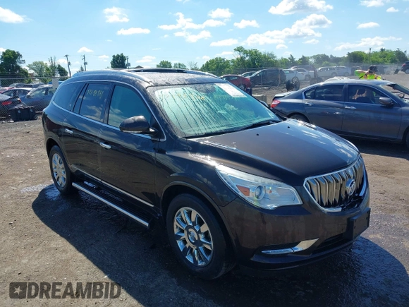 2013 Buick Enclave Premium with VIN 5GAKVDKD9DJ142303, listed as a IAAI auction lot 42198978 with 121,598 mi miles and . Bid and sale history available at DreamBid. Image 1.
