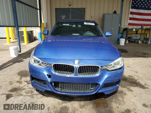 2014 BMW 3 Series 335i z VIN WBA3A9C51EF686279, wystawiony jako Copart lot #57448365 z przebiegiem 78 923 mil mil oraz Czysty tytuł • Clean title. Historia ofert i sprzedaży dostępna na DreamBid. Obrazek 5.
