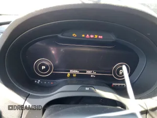 2018 Audi A3 Sedan Premium Plus with VIN WAUJ8GFF0J1030173, listed as a Copart auction lot 58265454 with 85,404 mi miles and Salvage Title. Bid and sale history available at carsss.com. Image 9.