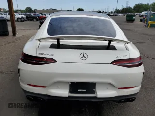 2021 Mercedes-Benz AMG GT 43 with VIN W1K7X5KB1MA040583, listed as a Copart auction lot 60470195 with 48,853 mi miles and Salvage title. Bid and sale history available at DreamBid. Image 6.