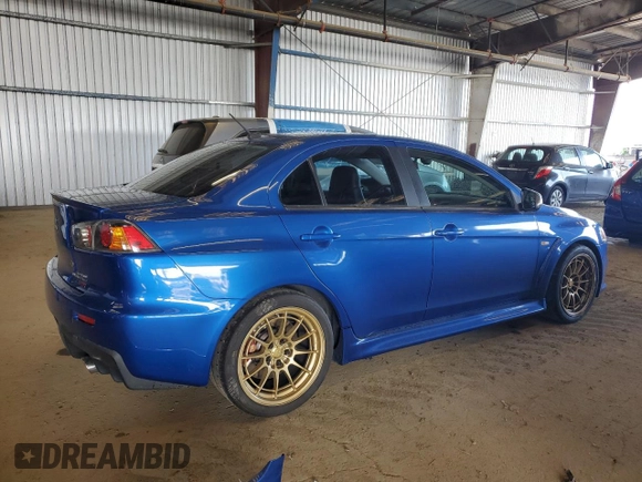 2011 Mitsubishi Lancer Evolution MR with VIN JA32W5FV0BU011274, listed as a Copart auction lot 51160405 with 142,818 mi miles and Salvage Title. Bid and sale history available at carsss.com. Image 3.