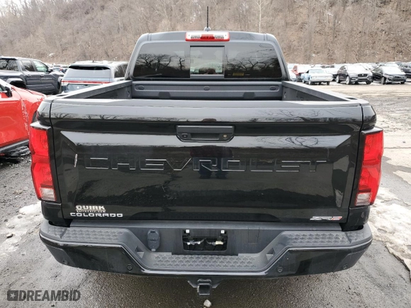 2024 Chevrolet Colorado 4WD ZR2 with VIN 1GCPTFEK8R1201235, listed as a Copart auction lot 46897915 with 0 mi miles and Salvage Title. Bid and sale history available at carsss.com. Image 6.