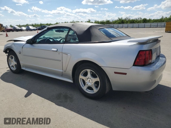 2004 Ford Mustang Deluxe with VIN 1FAFP44694F133988, listed as a Copart auction lot 50846395 with 166,918 mi miles and Salvage Title. Bid and sale history available at carsss.com. Image 2.