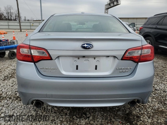 2015 Subaru Legacy 3.6R Limited with VIN 4S3BNEN67F3016711, listed as a Copart auction lot 48040025 with 0 mi miles and Salvage Title. Bid and sale history available at carsss.com. Image 6.