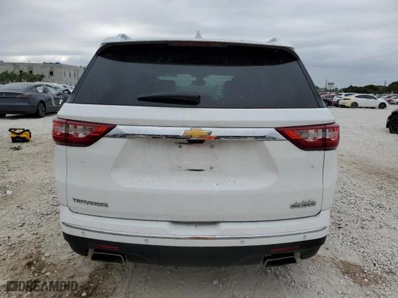 2018 Chevrolet Traverse High Country with VIN 1GNEVKKW2JJ147170, listed as a Copart auction lot 88709985 with 0 mi miles and Salvage Title. Bid and sale history available at carsss.com. Image 6.