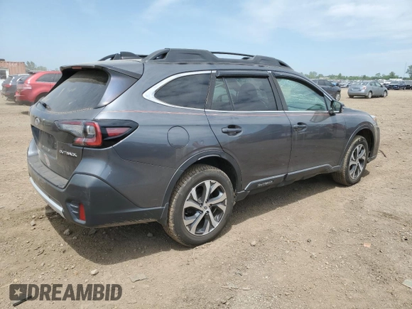2021 Subaru Outback Limited with VIN 4S4BTANC5M3140649, listed as a Copart auction lot 59720735 with 65,881 mi miles and Salvage title. Bid and sale history available at DreamBid. Image 3.
