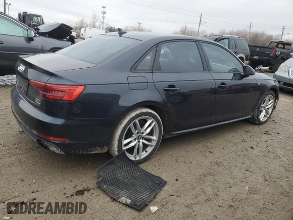 2017 Audi A4 Season of Audi Premium with VIN WAUDNAF47HN049517, listed as a Copart auction lot 44347415 with 109,739 mi miles and Salvage Title. Bid and sale history available at carsss.com. Image 3.