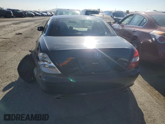 2006 Mercedes-Benz SLK-Class 3.0L with VIN WDBWK54F86F093841, listed as a Copart auction lot 69092934 with 161,183 mi miles and Salvage Title. Bid and sale history available at carsss.com. Image 6.
