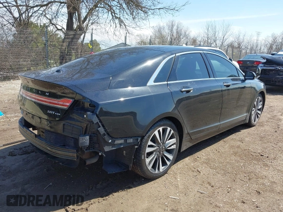 2017 Lincoln MKZ Reserve with VIN 3LN6L5F90HR660177, listed as a IAAI auction lot 42099509 with 59,821 mi miles and . Bid and sale history available at DreamBid. Image 4.