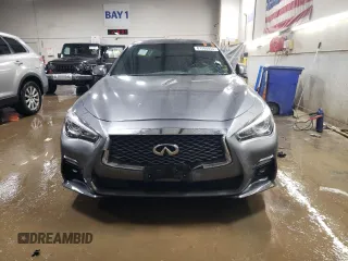 2021 Infiniti Q50 3.0t SIGNATURE EDITION with VIN JN1EV7CR8MM752105, listed as a Copart auction lot 87200854 with 31,779 mi miles and Salvage Title. Bid and sale history available at carsss.com. Image 5.