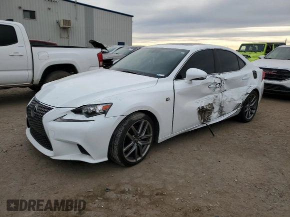 2015 Lexus IS 250 with VIN JTHBF1D21F5056421, listed as a Copart auction lot 49186445 with 135,572 mi miles and Salvage title. Bid and sale history available at DreamBid. Image 1.