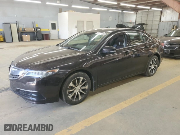 2015 Acura TLX Technology with VIN 19UUB1F55FA006403, listed as a Copart auction lot 61281425 with 97,515 mi miles and Salvage title. Bid and sale history available at DreamBid. Image 1.