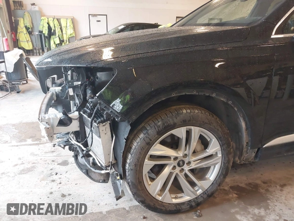 2023 Audi Q7 Premium with VIN WA1AXBF73PD000720, listed as a IAAI auction lot 42335398 with 26,736 mi miles and . Bid and sale history available at DreamBid. Image 12.