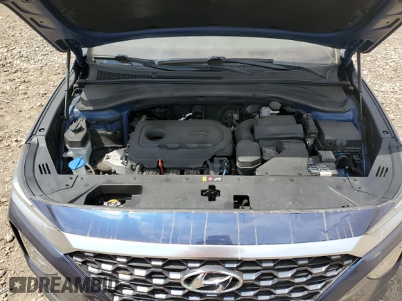 2019 Hyundai Santa Fe SE z VIN 5NMS2CAD4KH125270, wystawiony jako Copart lot #57273265 z przebiegiem 49 685 mil mil oraz Szkoda całkowita • Salvage title. Historia ofert i sprzedaży dostępna na DreamBid. Obrazek 12.