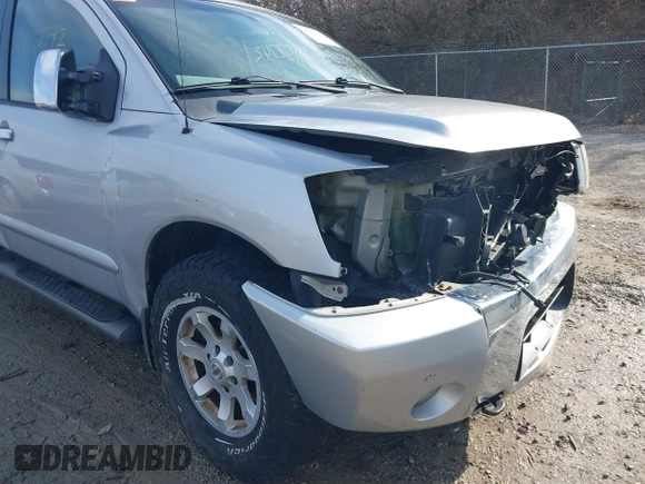 2005 Nissan Titan SE with VIN 1N6BA07B15N543247, listed as a IAAI auction lot 41152742 with 172,088 mi miles and . Bid and sale history available at DreamBid. Image 13.