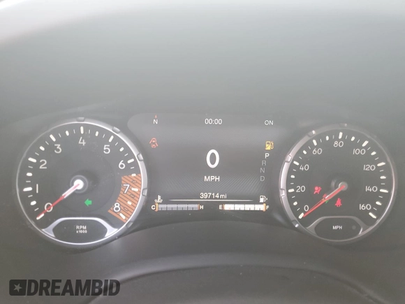 2021 Jeep Renegade Latitude with VIN ZACNJDBBXMPN14623, listed as a Copart auction lot 58861485 with 39,714 mi miles and Clean title. Bid and sale history available at DreamBid. Image 9.