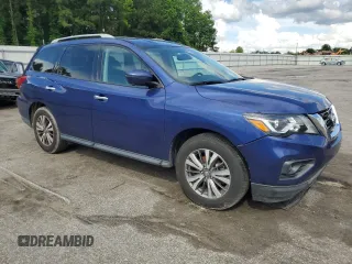 2019 Nissan Pathfinder S z VIN 5N1DR2MN3KC610190, wystawiony jako Copart lot #56862235 z przebiegiem 131 608 mil mil oraz Czysty tytuł • Clean title. Historia ofert i sprzedaży dostępna na DreamBid. Obrazek 4.